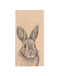 Салфетки бумажные 33x33 см 20 шт прямоугольные Кролик Easter Kuchenland