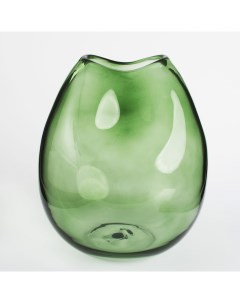 Ваза для ов Clear color 25 см стекло зеленая Kuchenland