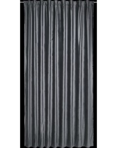 Штора со скрытыми петлями блэкаут Tony 200x280 см цвет темно серый Paris 2 Inspire