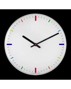 Часы настенные Спектр круглые пластик цвет разноцветный бесшумные 30 см Troykatime