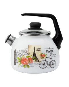 Чайник для плиты со свистком Париж эмалированный 3 л Appetite