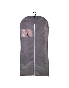 Чехол для одежды на молнии Home 60х120 см серый Polini