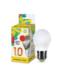 Лампочка LED Шар Standard Е27 10W 230V 3000К 900Lm 4690612015477 Asd