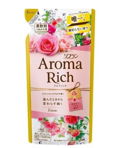 Кондиционер для белья AROMA RICH Diana с ароматом натуральных масел 400 мл Lion