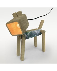 Настольная лампа Собака животные олень пейзаж лес 1033 Бруталити