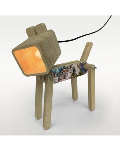 Настольная лампа Собака единорог сказка лошадь 629 Бруталити