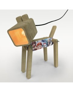 Настольная лампа Собака игры геншин новый год 1380 Бруталити