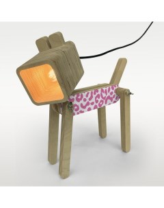Настольная лампа Собака Леопард Гламур Тик ток животный принт 97 Бруталити