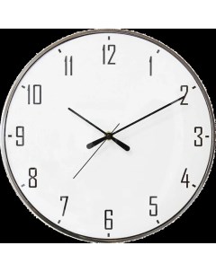 Часы настенные Apeyron ML200 916 33 см металл цвет серебристый Nobrand