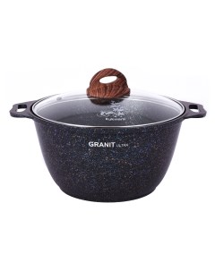 Кастрюля с крышкой Granit ultra антипригарная 4 л Kukmara