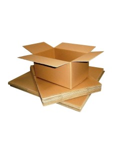 Коробка картонная 240х180х140 мм 20 штук в упаковке гофрокороб для упаковки хранения Бытсервис