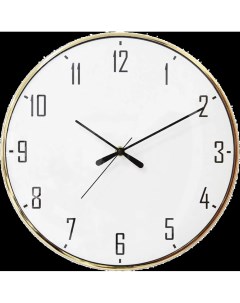 Часы настенные Apeyron ML200 915 33 см металл цвет золотой Nobrand