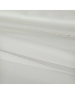Тюль вуаль п м с утяжелителем 100x325 см однотонная цвет молочный Nobrand