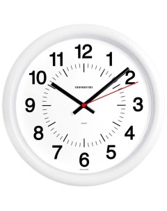 Часы настенные пластиковые модель 02 диаметр 245 мм 21210211 Troyka