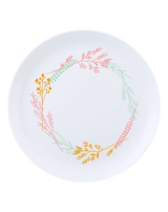 Тарелка обеденная Contento Diwali 27 см белая Luminarc