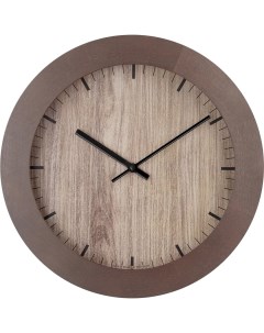 Часы настенные Богема круглые дерево цвет коричневый бесшумные 30 см Troykatime