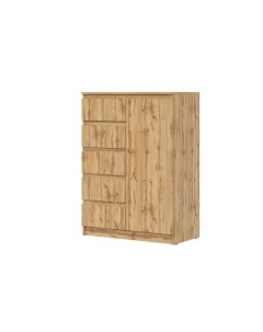 Комод деревянный STERN T 15 Дуб вотан 83х114 3х43 3 Нк-мебель