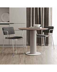 Комплект стульев для кухни Cast LR 2 шт с мягкими подушками черного цвета Artcraft