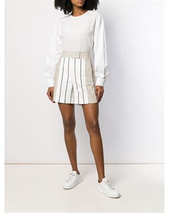 Sportmax блузка с круглым вырезом 40 белый Sportmax