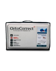 Ортопедическая подушка Classic L 58 х 37 см валики 9 11 см Ortocorrect