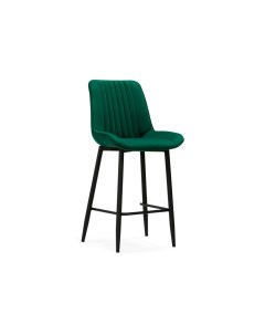Полубарный стул Седа К зеленый черный Woodville