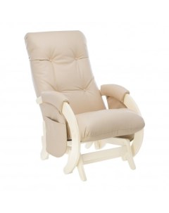 Кресло для кормления Milli Smile с карманами Дуб шампань к з Polaris Beige Мебель импэкс
