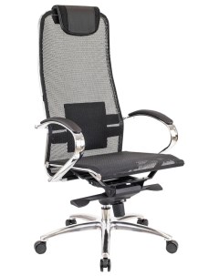 Компьютерное кресло офисное игровое рабочее для руководителя Deco Сетка Черный Everprof