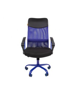 Кресло офисное 610 CMet Black Blue Chairman