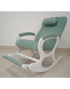 Кресло качалка с подножкой Шенилл LAMA 020 R010 Закачаешься