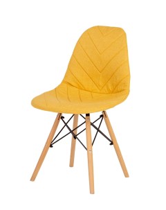Чехол на стул со спинкой Eames Aspen Giardino Желтый 4 шт 11545 Luxalto