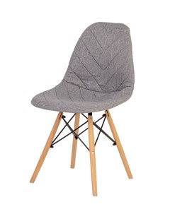 Чехол на стул со спинкой Eames Aspen Giardino Светло серый 1 шт 11508 Luxalto