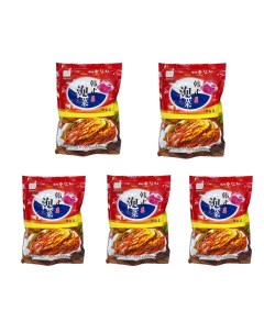 Китайская капуста Кимчи WANLU 5 упаковок по 500 г Nobrand