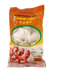 Вьетнамские чипсы со вкусом креветок 200 гр Sa giang