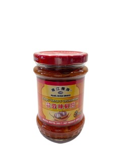 Китайский соус чили с чесноком Тобадзян Chili garlic 240 гр Pearl river bridge