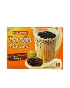 Вьетнамский чай с шариками HILLWAY Bubble Tea 5 чашек 260г Nobrand