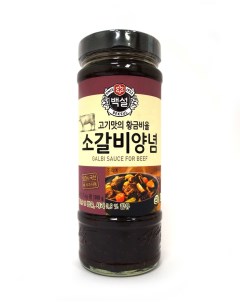 Корейский соус маринад для говяжьих ребрышек Кальби 500г Beksul