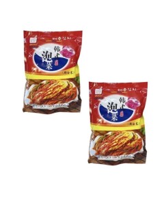 Китайская капуста Кимчи WANLU 2 упаковки по 500 г Nobrand
