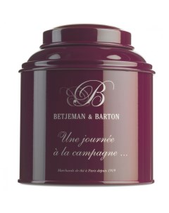 Чай Une Journee a la Campagne черный листовой с добавками 125 гр Betjeman & barton