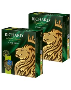 Чай зеленый 2 г 2 упаковки по 100 шт Richard