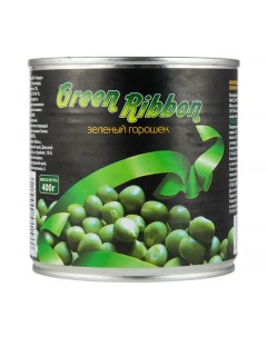 Горошек зеленый консервированный 450 г Green ribbon