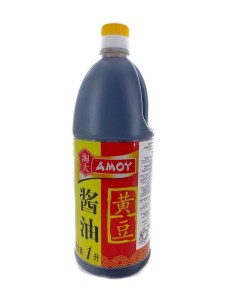 Китайский оригинальный соевый соус из желтых бобов Amoy 1 литр Nobrand