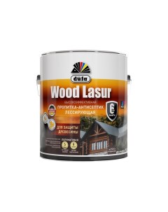Пропитка для дерева Wood Lasur Красное дерево 2 5 л Dufa