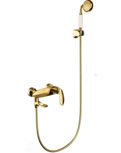 Смеситель для ванны с ручным душем GB8001GO Золото Grocenberg