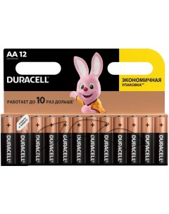 Батарейка AA LR6 1 5V блистер 12шт цена за 1шт Alkaline Basic Duracell