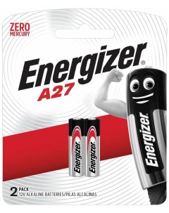 Батарейка A27 MN27 12V пульт сигнализации блистер 2шт Alkaline Energizer