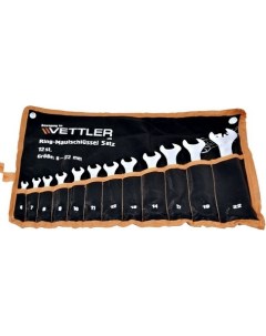 Набор ключей комбинированных 12пр 6 22мм сумка Vettler