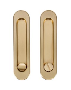 Ручка для раздвижных дверей с механизмом SH011 BK SG 1 цвет матовое золото Armadillo