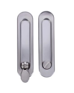 Ручка для раздвижных дверей с механизмом SH011 BK SN 3 цвет матовый никель Armadillo