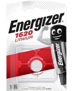 Батарейка литиевая Lithium CR1620 3V упаковка 1 шт E300844002 Energizer