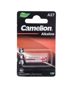 Батарейка Алкалиновая Plus Alkaline A27 12V A27 Bp1 0Hg арт A27 BP1 0Hg Camelion